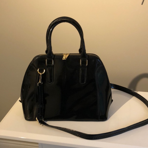 Handbags - Patent Structured Bag